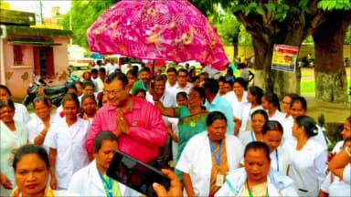 चक्रधरपुर: चक्रधरपुर के दिलों में हमेशा याद रहेंगे डॉ अंशुमन शर्मा, उपनिदेशक पद पर पदोन्नति पर भव्य विदाई