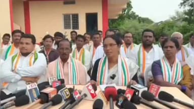 అసిఫాబాద్: కాంగ్రెస్ అభివృద్ధిని ఎమ్మెల్యే అడ్డుకుంటున్నారు; డిసిసి అధ్యక్షురాలు అత్రం సుగుణ