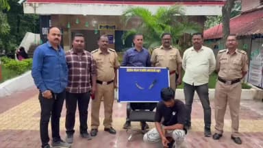 अमरावती: इन्स्टाग्रामवर चाकूचा फोटो व्हायरल करून दहशत पसरवणारा तरुण राजापेठ पोलिसांच्या जाळ्यात; चायना चाकू जप्त