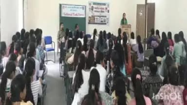 धार: धार कन्या महाविद्यालय में मानसिक स्वास्थ्य सेमिनार, छात्राओं को तनाव से बचाव व परामर्श की जानकारी