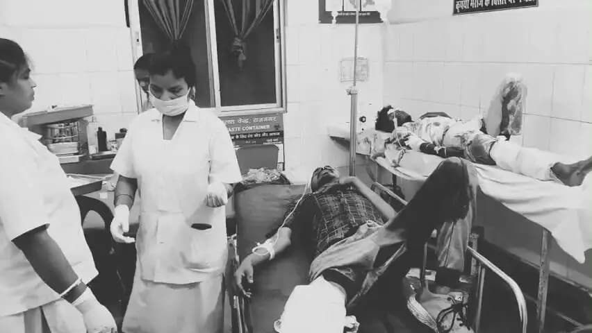गोबिंदपुर राजनगर: बाघरायसाई के तीखे मोड़ पर सड़क हादसा, एक युवक की मौत, तीन गंभीर घायल