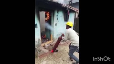 సంగెం: వరంగల్: విద్యుదాఘాతంతో దగ్ధమైన ఇల్లు, రూ.4.70 లక్షల ఆస్తినష్టం