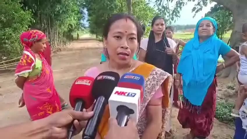 হোজাই: জাঠিউৰাৰ এটা পথকলৈ বিতৰ্ক, স্থানীয় বাসিন্দাৰ মতে পথ মেৰামতিৰ কাম ভাল হৈছে,একাংশয় চলাইছে ভুৱা অপপ্ৰচাৰ