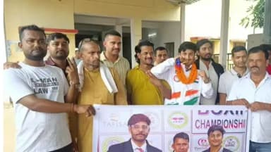 रक्सौल: रक्सौल के 17 वर्षीय सनी ने विश्व मिक्स बॉक्सिंग में जीता स्वर्ण पदक