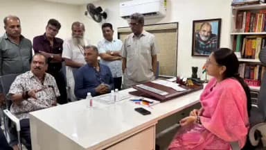 पालघर: वसई येथील व्यापाऱ्यांनी आमदार स्नेहा दुबे पंडित यांची घेतली भेट