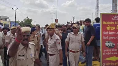 बीकानेर: गजनेर रोड पर ट्रक की टक्कर से बाइक सवार की हुई मौत, आक्रोशित लोगों ने लगाया जाम