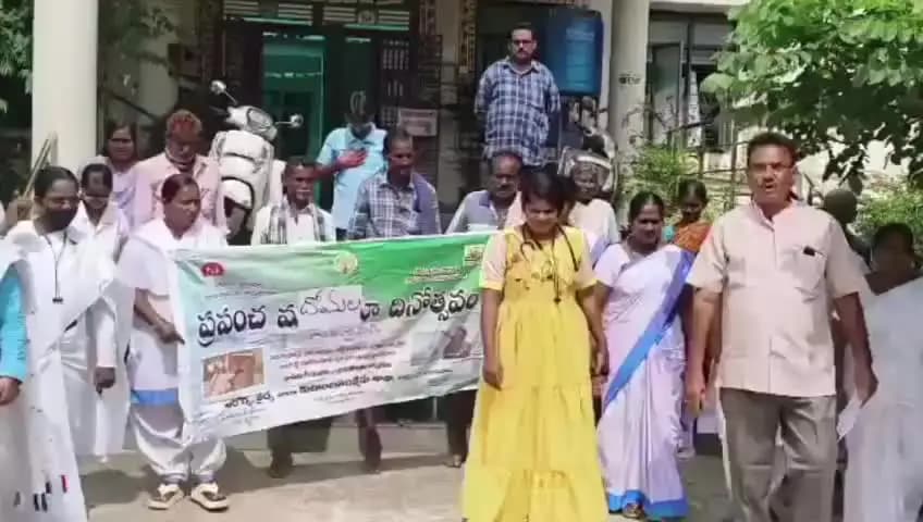 అనకాపల్లి: దోమలు నివారణకు రోలుగుంట ప్రాథమిక ఆరోగ్య కేంద్రంలో అవగాహన ర్యాలీ