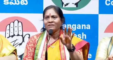 హిమాయత్ నగర్: కొండా సుష్మిత వ్యాఖ్యలపై కాంగ్రెస్ రాష్ట్ర మహిళా నాయకురాలు ఇందిరా శోభన్ స్పందన