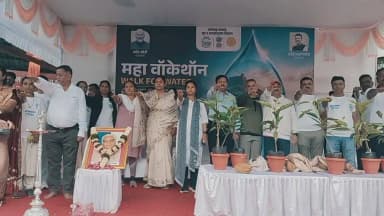 सातारा: साताऱ्यात जलसंधारणाचा जागर; ‘पाणी अडवा, पाणी जिरवा’चा संदेश देत महावॉकॅथॉन