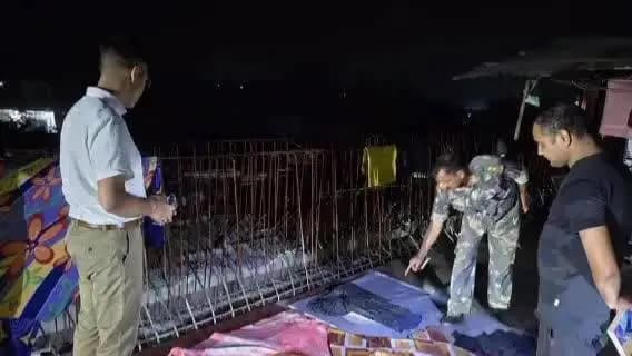 सतबरवा: रजडेरवा में एनएच कंस्ट्रक्शन साइट पर राहुल दुबे गैंग ने चलाई गोली, 2 मजदूर जख्मी; एसपी ने किया निरीक्षण