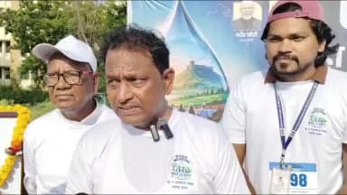 नांदेड: जलसंधारण दिनानिमित्त नांदेडमध्ये 'वाॅक फाॅर वाॅटर' महावाॅकथाॅन मोठ्या उत्साहात संपन्न : एनजीओ प्रतिनिधी विष्णू गोडबोले