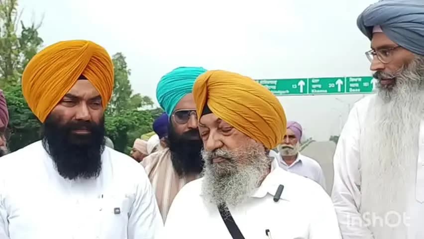 ਫਤਿਹਗੜ੍ਹ ਸਾਹਿਬ: ਸਰਹਿੰਦ ਦੇ ਨੈਸ਼ਨਲ ਹਾਈਵੇ 'ਤੇ ਮਾਧੋਪੁਰ ਚੌਂਕ ਦੇ ਨਜ਼ਦੀਕ ਧਰਨਾ ਦੇ ਕੇ ਜਾਮ ਲਗਾਇਆ