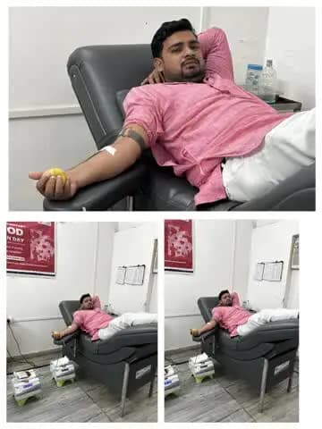 #रक्तदान_महादान
कल जन्मदिवस के अवसर पर एक अति जरूरतमंद परिवार को रक्तदान किया ।
#रक्तदान_करके_अपने_खून_को_मौका_दें_किसी_दूसरे_की_रगों_