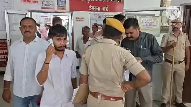 पाली: फायरिंग की घटना में दोनों पक्षों के बांगड़ अस्पताल में भर्ती होने पर एसपी के निर्देश पर तैनात किया गया पुलिस का जब्ता