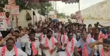 మేడ్చల్: గుండ్ల పోచంపల్లిలో ఐదో రోజుకు చేరిన ఉద్యోగుల సమ్మె