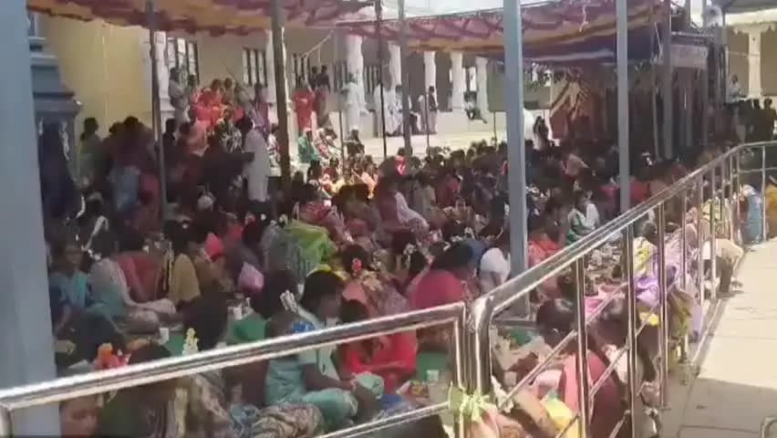బనగానపల్లె: నందవరం లో 3000 మంది మహిళలతో సామూహిక కుంకుమార్చన