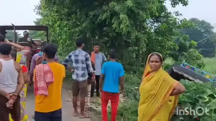 विद्यापति नगर: विद्यापतिनगर रेलवे स्टेशन रोड पर बड़ा हादसा टला