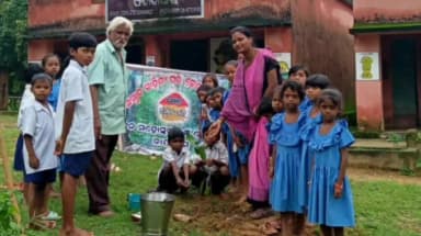 କୁଚିଣ୍ଡା: ଫଟାଟାଙ୍ଗର ବିଦ୍ୟାଳୟରେ ବୃକ୍ଷରୋପଣ