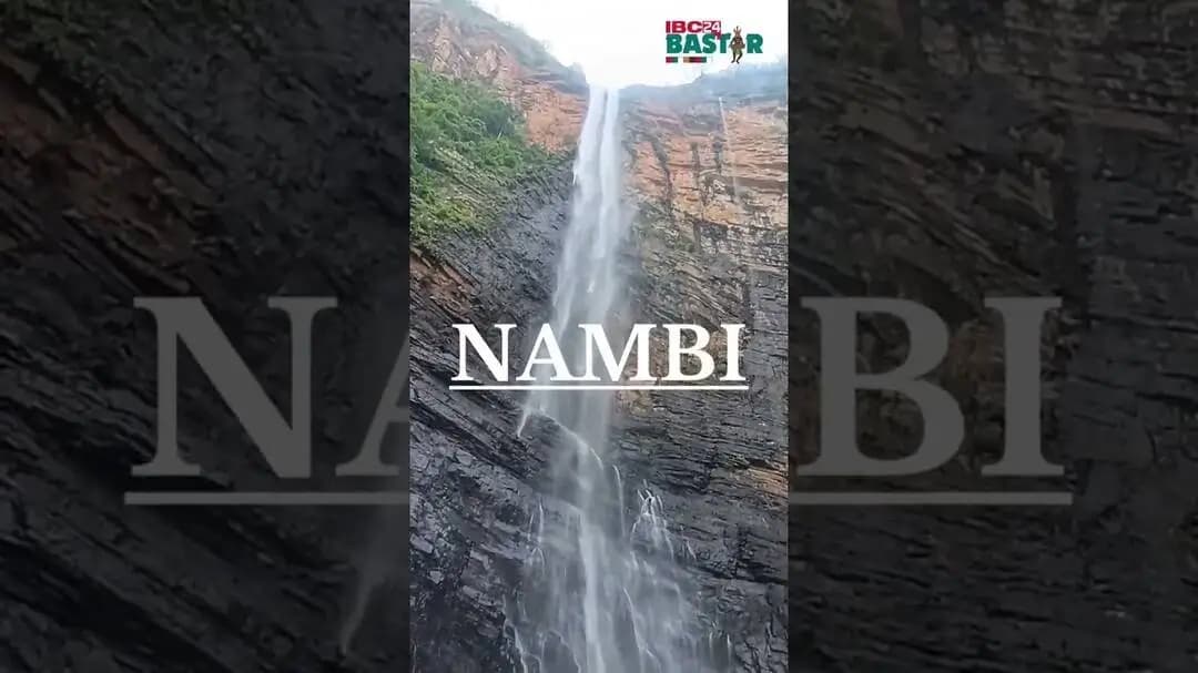 बस्तर का छुपा हुआ झरना Nambi Waterfall | जंगल के बीच जन्नत | Bastar Tourism #Shorts