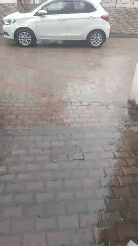 जैन नगर में बारीश गर्मी से दी राहत