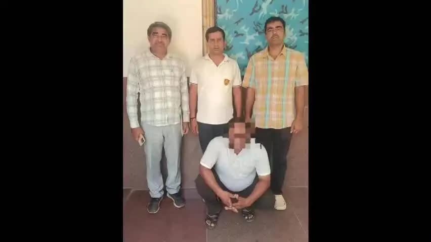 रेवाड़ी: रेवाड़ी पुलिस ने चेक बाउंस मामले में अदालत द्वारा उदघोषित अपराधी को किया काबू