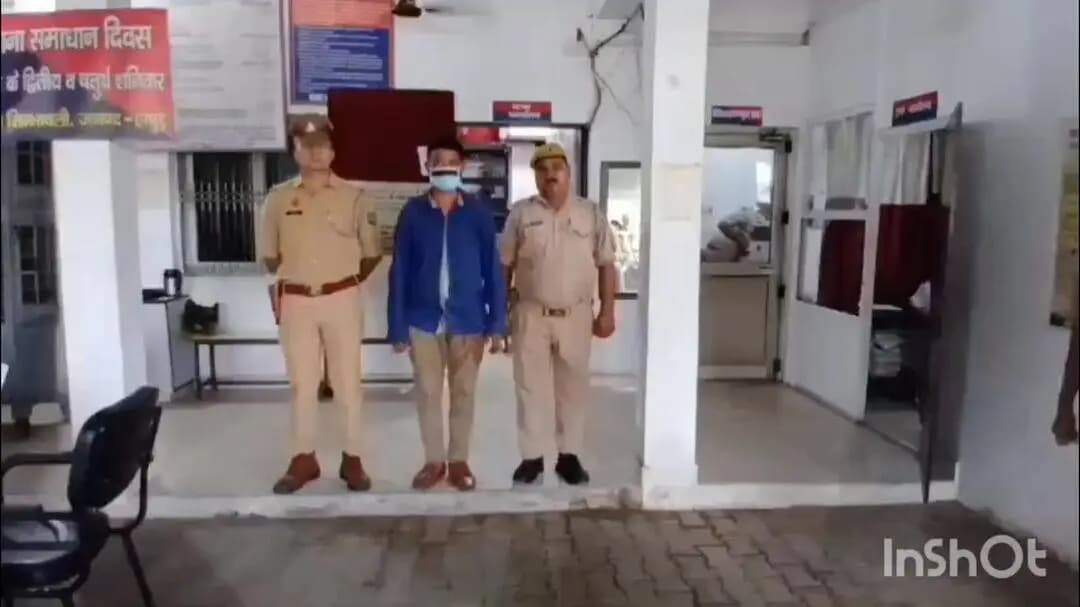 गढ़मुक्तेश्वर: गांव बंगोली से पुलिस ने पुलिस टीम के साथ अभद्रता और धक्का-मुक्की करने वाले आरोपी को किया गिरफ्तार