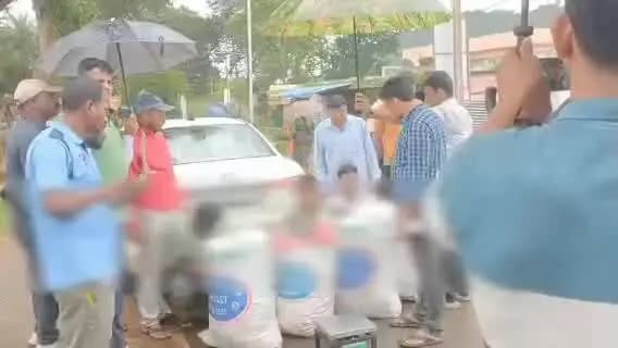 అరకు లోయ: అనంతగిరి: 145 కేజీల గంజాయితో ముగ్గురు అరెస్ట్