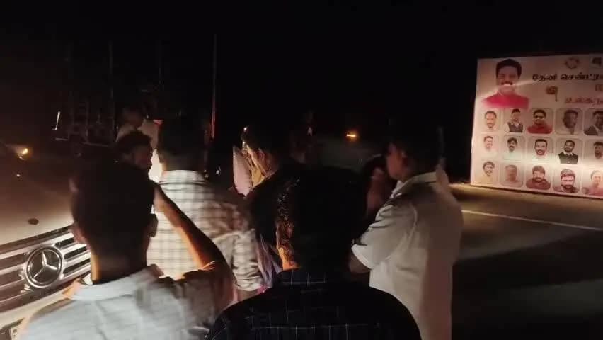 தேனி: குன்னூர் பாலம் அருகே ரோட்டரி சங்க தேசிய துணை தலைவர் தேனி வரவேற்பு பெயர் பலகையை திறந்து வைத்தார்