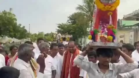 యర్రగొండపాలెం: పెద్దారవీడులో ఎల్లమ్మ కొలుపులలో పాల్గొన్న ఎర్రగొండపాలెం ఎమ్మెల్యే చంద్రశేఖర్