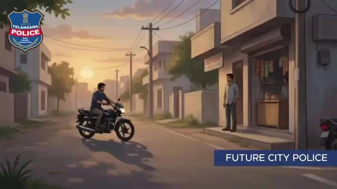 ఇబ్రహీంపట్నం: మీ వాహనానికి తాళం వేయకుంటే దొంగలించబడే అవకాశం ఉందని వీడియో విడుదల చేసిన ఫ్యూచర్ సిటీ పోలీసులు