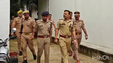 बिजनौर: बिजनौर के नवागत एसपी के के विश्नोई ने पुलिस लाइन का किया निरीक्षण