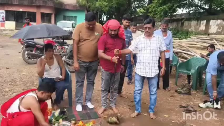 हिरणपुर: गणेश पूजा और दुर्गा पूजा पंडाल के लिए भूमि पूजन संपन्न, इस बार भी भव्य होगा आयोजन