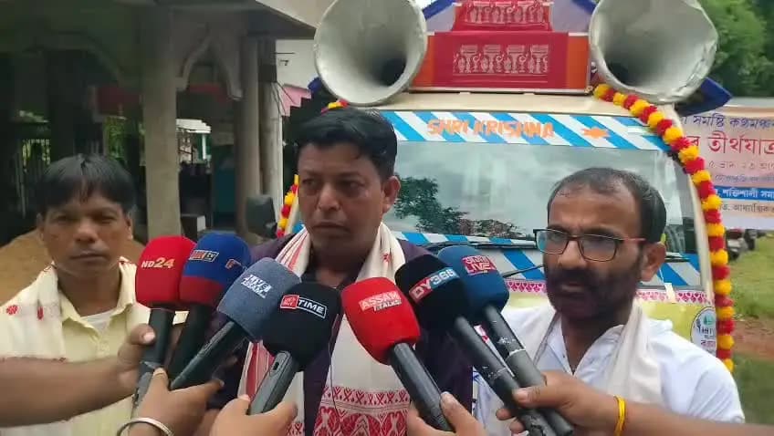 নগাঁও: ’ৰহা সমষ্টি কণ্ঠমঞ্চ’ৰ উদ্যোগত দেওবাৰৰ পৰা সপ্তাহজোৰা কাৰ্যসূচীৰে আৰম্ভ কৰা হৈছে “নামঘৰ তীৰ্থযাত্ৰা- ২০২৬