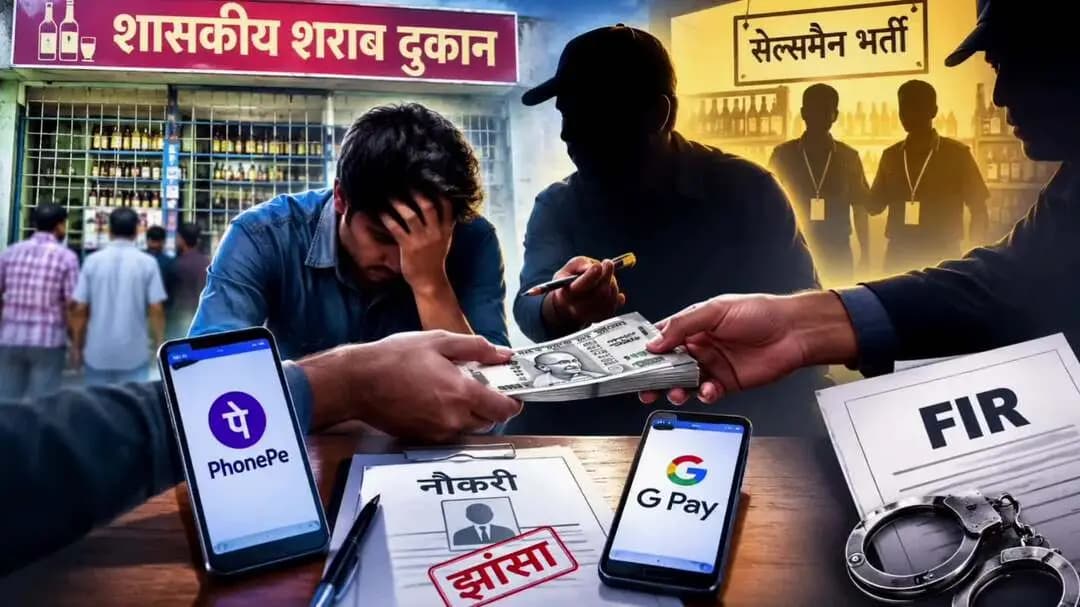 महासमुंद: सरकारी शराब दुकान में नौकरी का झांसा देकर 2.30 लाख की ठगी, दो युवकों से पैसे ऐंठने का मामला दर्ज