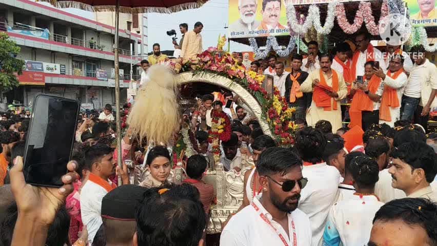 आगर: बाबा बैजनाथ महादेव की शाही सवारी ने नगर प्रवेश किया, दर्शन को उमड़ा आस्था का सैलाब