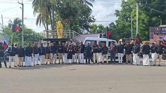 திருவண்ணாமலை: நீட் தேர்வு- EWS இடஒதுக்கீடு ரத்து கோரி திராவிடர் கழக இருசக்கர பேரணி!