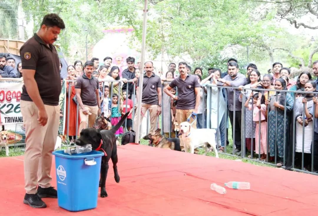 തിരുവനന്തപുരം: കനകക്കുന്നിലെ ലക്കി: ഒന്മശേഷവും സുരക്ഷയുടെ നായക നായ