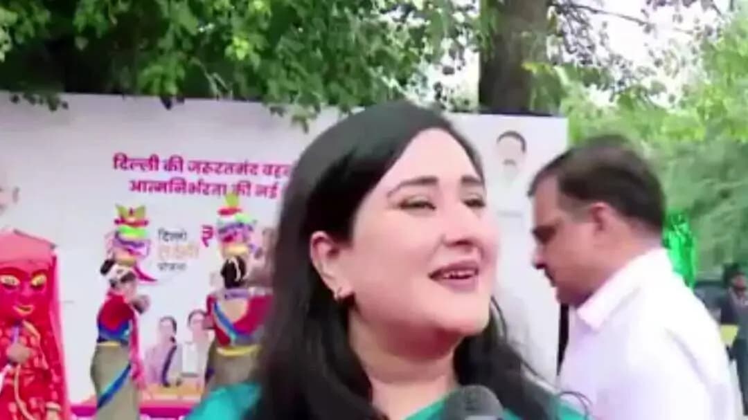दिल्ली भाजपा सांसद बासुरी स्वराज ने दिल्ली लक्ष्मी योजना पर दी प्रतिक्रिया