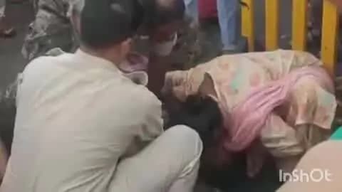 आष्टा: अमलाहा डायवर्सन पॉइंट पर पुलिस की तत्परता से बची व्यक्ति की जान