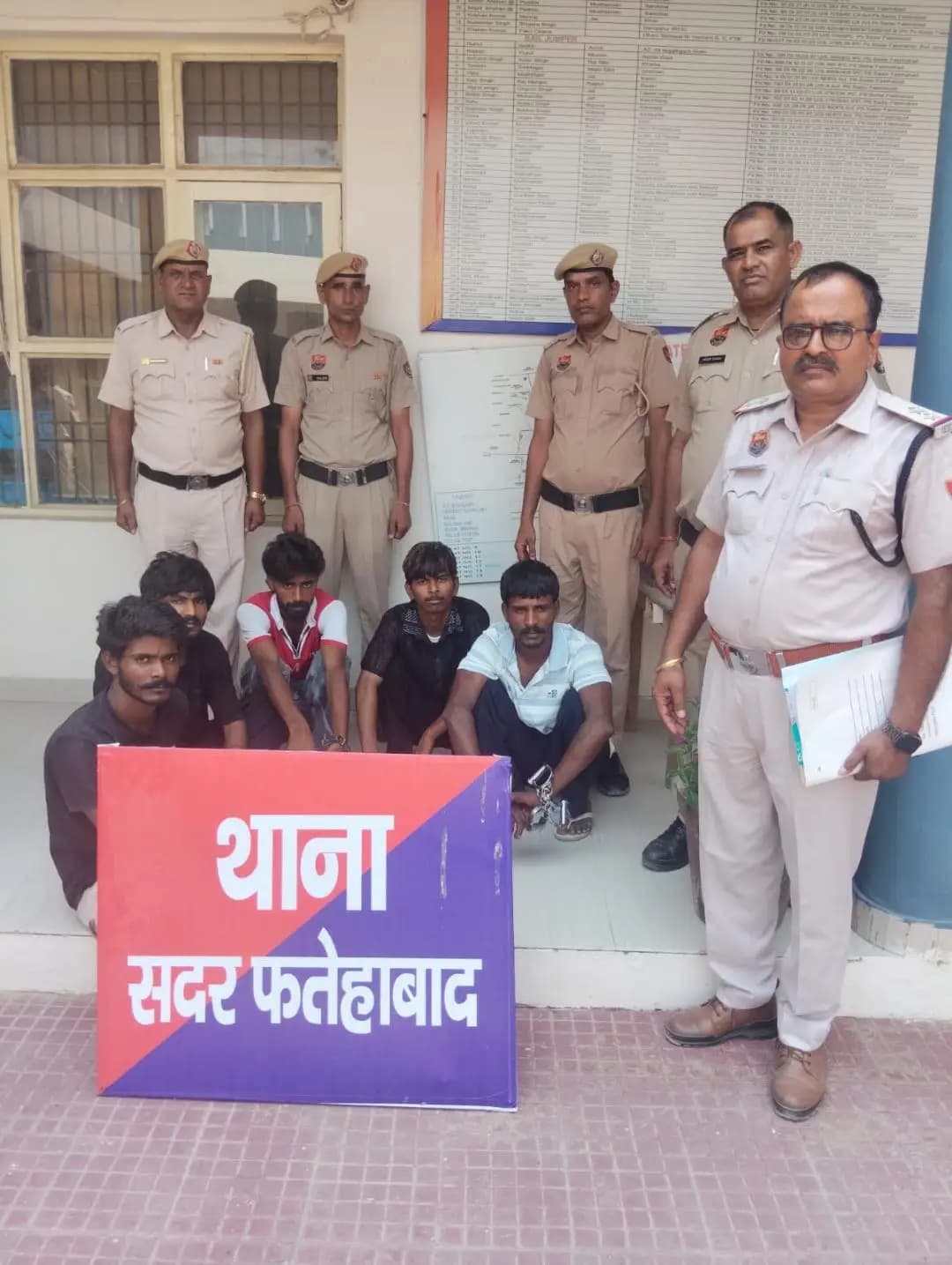 फतेहाबाद: फतेहाबाद पुलिस ने झलनिया हत्या मामले के पांच आरोपियों को कुछ ही घंटों में किया काबू