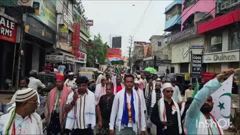 କଟକ ସଦର: କଟକ ନଗର କଂଗ୍ରେସ ପକ୍ଷରୁ ମହମ୍ମଦ ଜୟନ୍ତୀ ପାଇଁ ଶୋଭାଯାତ୍ରା