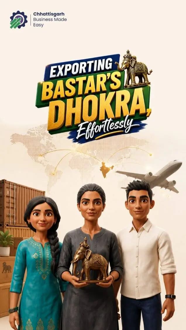 Timeless Trove is a Chhattisgarh-based business with a mission to honour Bastar’s legacy, uplift its artisan community and take Dhokra to homes across the globe.
What began with three siblings and a vision for bell metal craft is now reaching Germany and Canada and plans to expand further.
Looking to #export from Chhattisgarh? Explore the opportunities with Invest Chhattisgarh.
Link in bio.
#CGBusinessEasy
