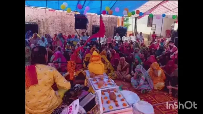 कोटपूतली: घीलोठ में भागवत कथा के छठे दिन कृष्ण-सुदामा मिलन का प्रसंग