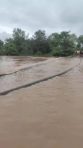 kitha road ke pass lagna nadi marwa