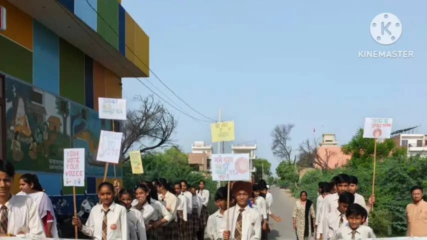 श्री गंगानगर: नगर निकाय चुनाव-2026 के लिए मतदाता जागरूकता रैली से दिया गया शत-प्रतिशत मतदान का संदेश