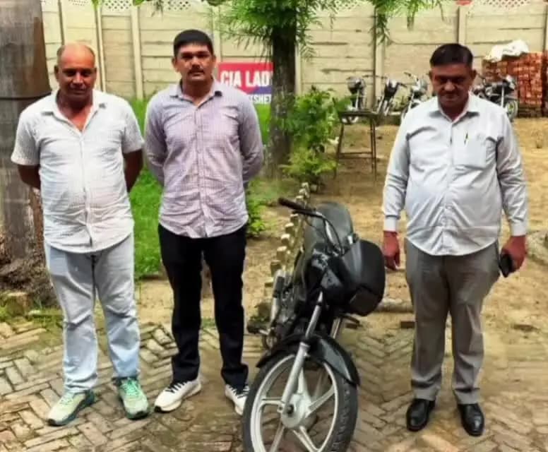 थानेसर: कुरुक्षेत्र पुलिस ने मोटरसाइकिल चोरी के नाबालिग आरोपी को गिरफ्तार कर अभिरक्षा में भेजा