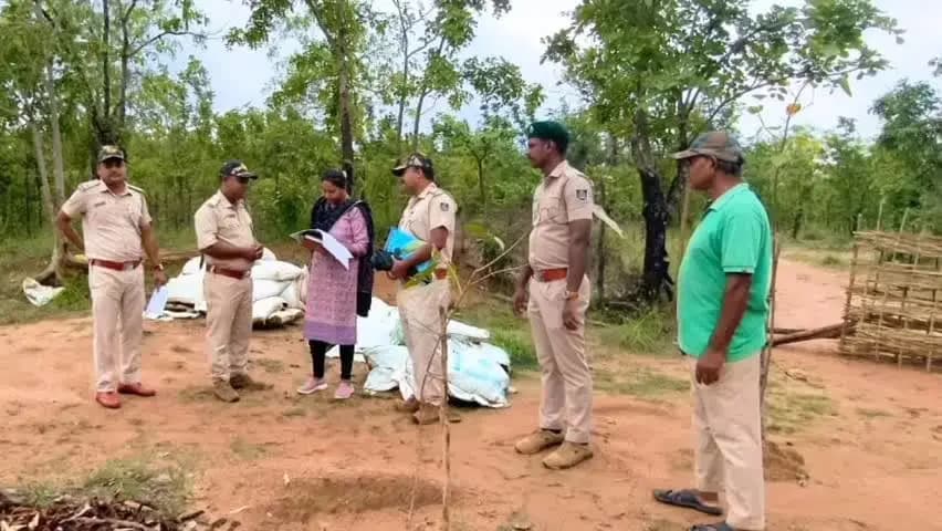 ତାଳଚେର: କଣିହାଁ ବନାଞ୍ଚଳରେ ହୋଇଥିବା ପ୍ଲାଣ୍ଟେସନ୍ ପରିଦର୍ଶନ କଲେ ବନ ବିଭାଗର ଅଧିକାରୀ ଓ କର୍ମଚାରୀ