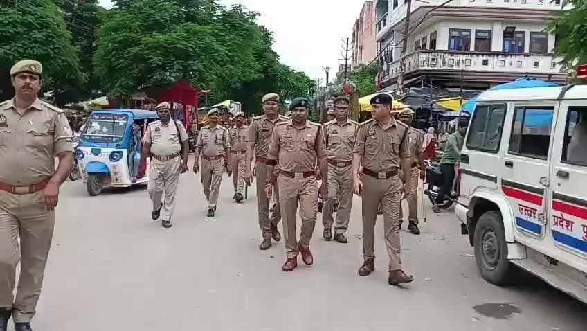 पुलिस उपायुक्त गंगानगर द्वारा रक्षाबंधन व आगामी त्यौहारों के दृष्टिगत क्षेत्र में शान्ति एवं कानून व्यवस्था बनाए रखने हे
