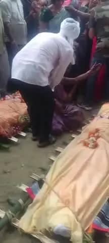 लालगंज: रानीगंज अजगरा बाजार में एक साथ उठीं पति-पत्नी की अर्थियां, नम हुईं सभी की आंखें