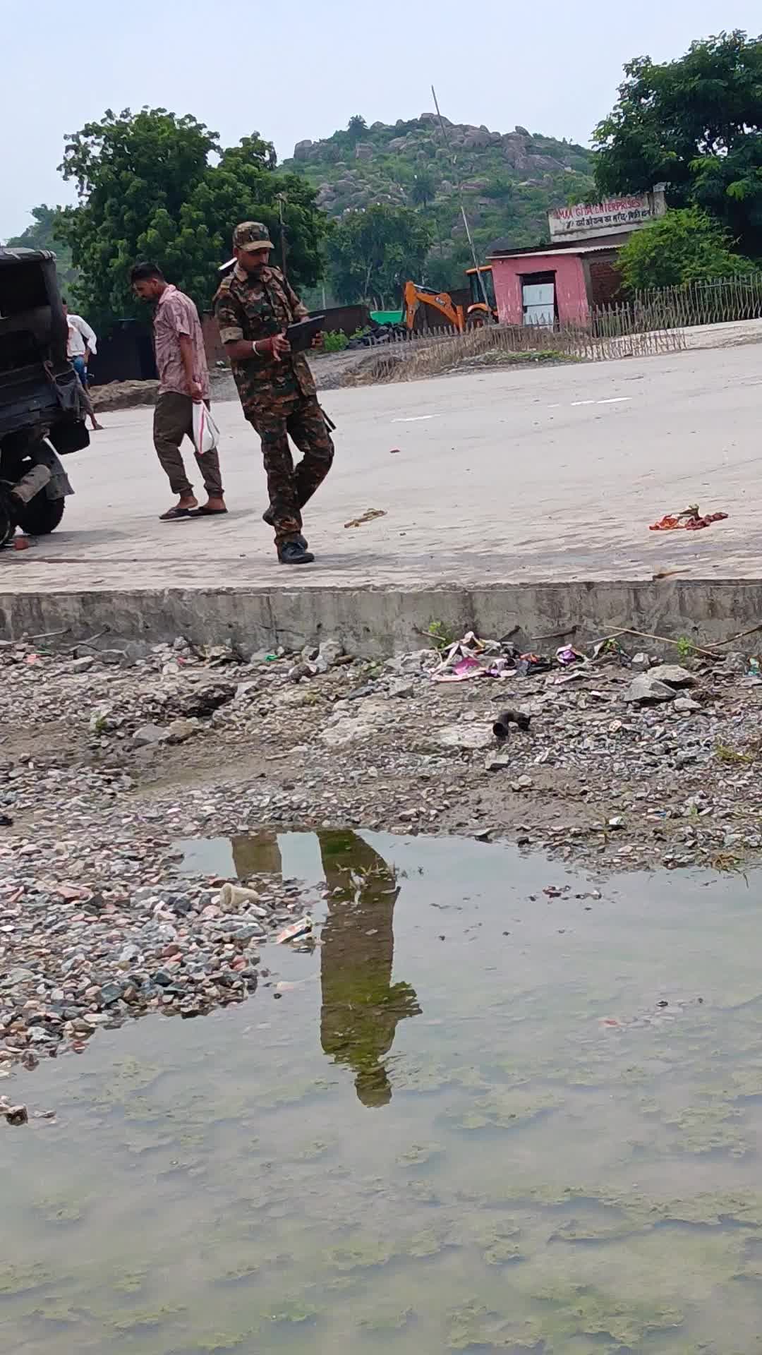 रानिकुवा में रोड एक्सीडेंट